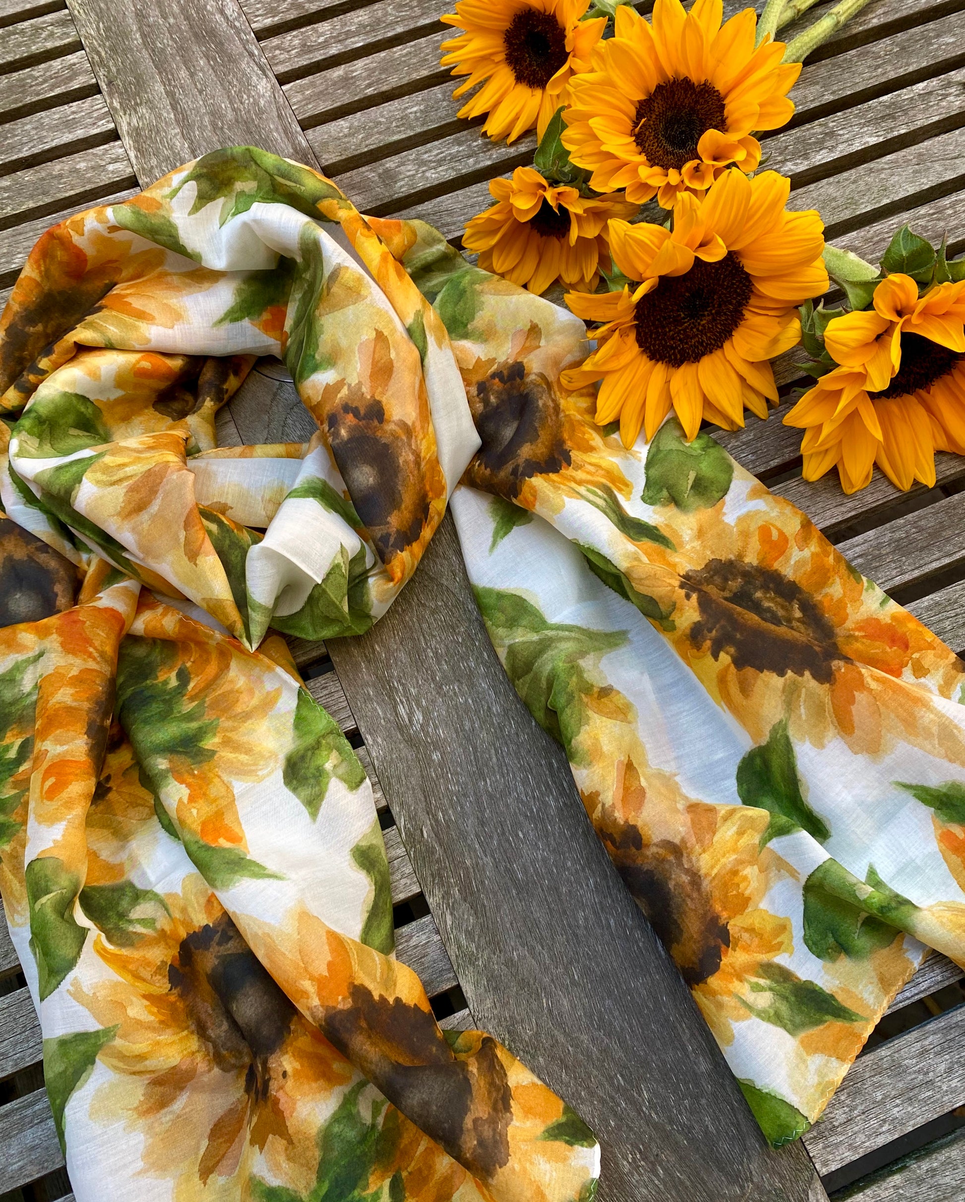 Sunflower Scarf