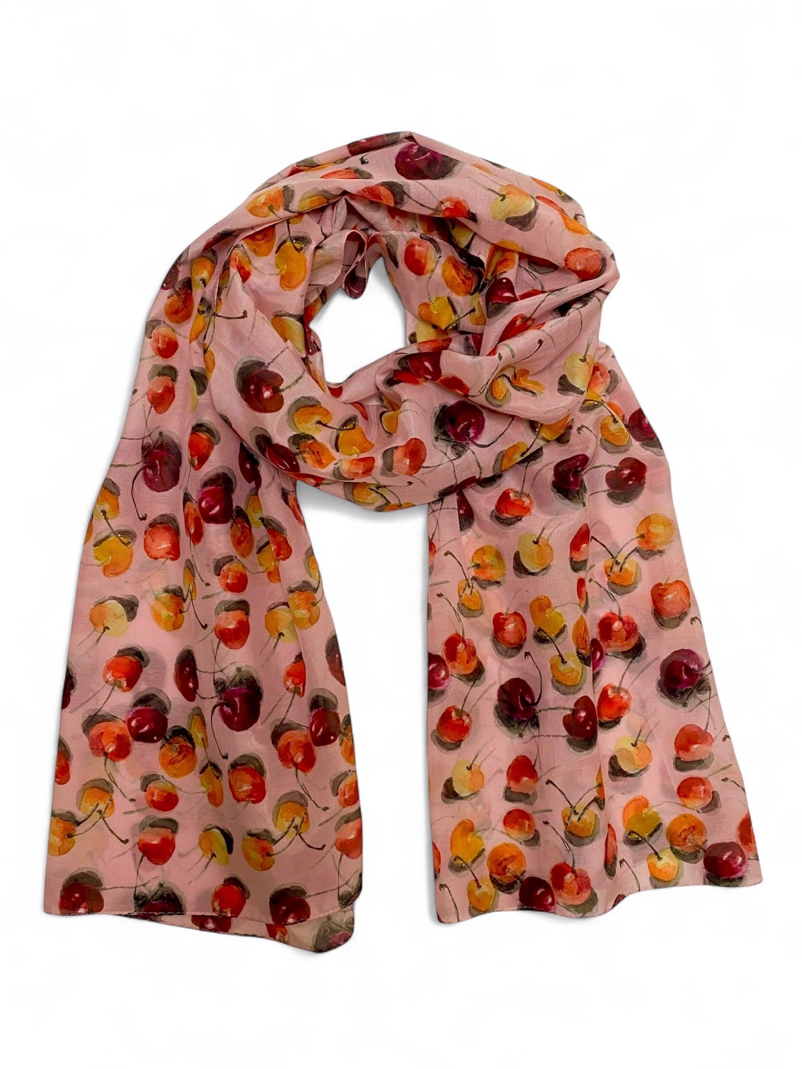 Pink Cherry Scarf