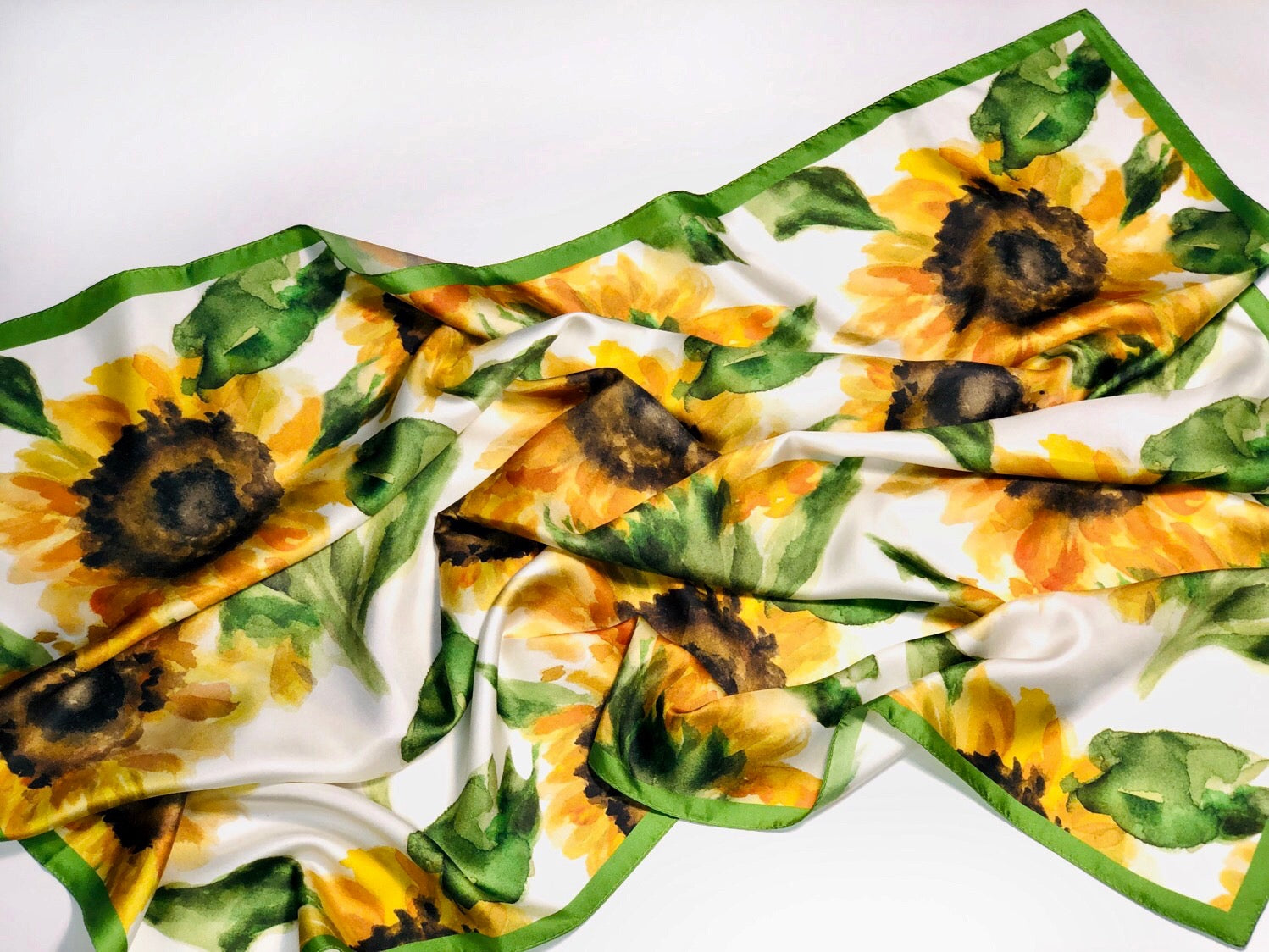 Sunflower Silk Square