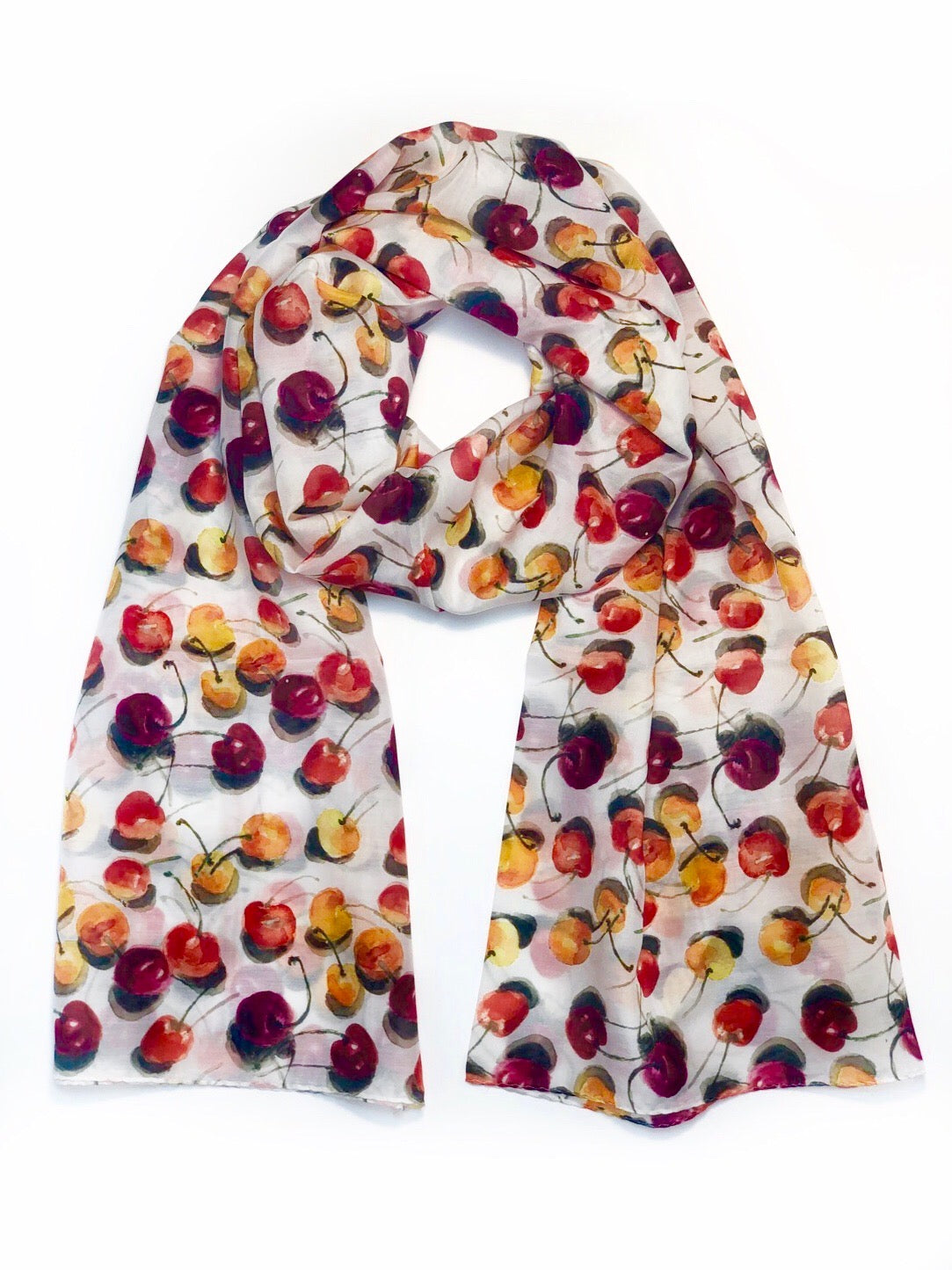 White Cherry in Silk & Cotton
