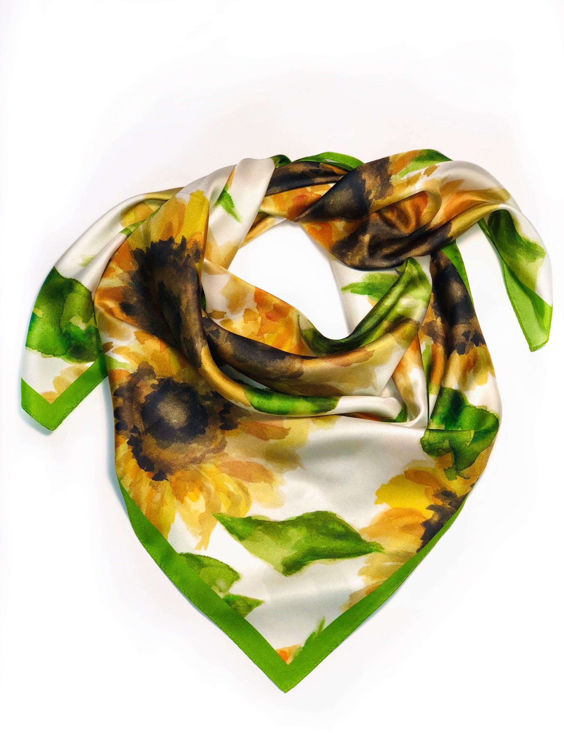 Sunflower Silk Square