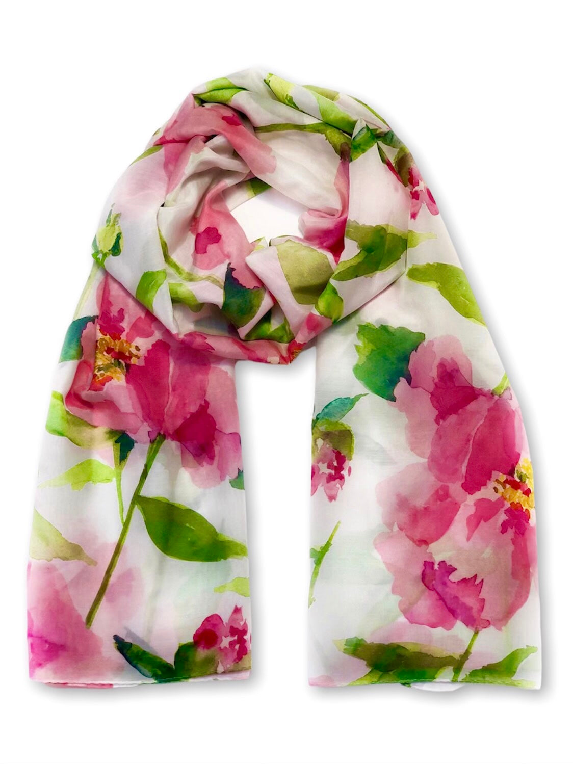 Pink Peony Scarf